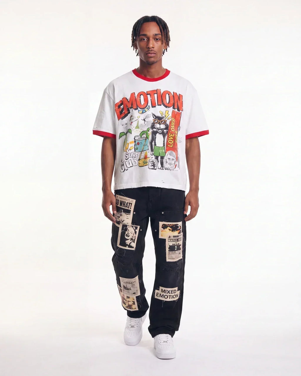 Mixed Emotions Surf Club Tee White